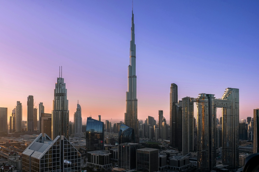 UAE skyline and waterfront